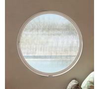 TUPOSTAR 360° Rotatable Tempered Glass Shed Window, Round Opening Porthole Window, Aluminum Alloy Porthole Window with Tempered Glass, for Bathroom, Bedroom, Living Room,a1,40cm