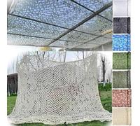 TUPOSTAR Camouflage Netting, Camouflage Army Net Camo Netting, Lightweight Woodland Camo Netting, Decorative Army Camouflage Netting for Den Camping,06,2x9m