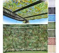 TUPOSTAR Camouflage Netting, Camouflage Army Net Camo Netting, Lightweight Woodland Camo Netting, Decorative Army Camouflage Netting for Den Camping,02,2x4m