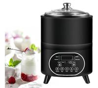 TUPOSTAR Commercial Fermentation Machine, Automatic Yogurt Fermentation Machine, with Time and Temperature Control, for Yogurt, Garlic, Natto, Vinegar Making,Black,8L