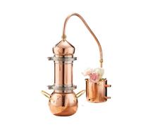 TUPOSTAR Copper Moonshine Still, Pure Copper Alembic Still for Whiskey, Moonshine Essential Oils, DIY Kit, Home Brewing Kit,A,2L