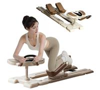 TUPOSTAR Crawling Exercise Machine, Kneeling Core Workout Trainer with Digital Display, Adjustable Ab Trainer for Core, Low Impact Full Body Fitness Equipment, 150kg Capacity,A