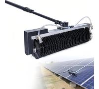 TUPOSTAR Electric Solar Photovoltaic Panel Cleaning, Solar Panel Cleaning Kit with Extension Pole, Professional Long Reach Soft Brush, Rotary Photovoltaic Cleaning Equipment,Lithium version,3.5 m