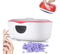 TUPOSTAR Paraffin Wax Machine for Hands and Feet, 4000ML Large Capacity Paraffin Bath with Digital Display, Adjustable Temp (45-75°C) & Timer for Home Paraffin Spa,Red