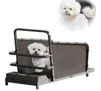 TUPOSTAR Treadmill for Small Pets, Heavy-Duty Compact Pet Runner with Display, Dog Fitness Supplies, 12 Speed Adjustable, Indoor Training for Cats and Dogs,Grey