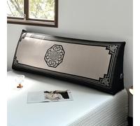 TUPOSTAR Wedge Lumbar Pillow, Large Headboard Triangular Reading Pillow, Ergonomic Backrest Support Cushion, with Removable Cover, Fluffy Wedge Pillows for Bed,08,150 * 50 * 20cm