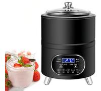 TUPOSTAR Yogurt Fermentation Machine, 400W Automatic Yoghurt Maker Machine, with Time and Temperature Control, Probiotic Yogurt Maker for Yogurt Cheese Natto,Black,8L