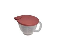 TUPPERWARE Baking Measuring Cup Candy D217 Mixing Cup Mixing Bowl with Lid (Salmon 1.0 Litres)