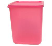 Tupperware Basic Bright Square Round Modular Canister 7.5c Pink