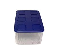 Tupperware Clear & Fresh 2.5 L Transparent Blue Dark Blue Fridge System Fresh System Container Rectangular with Lid