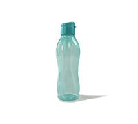 Tupperware Eco to Go 750 ml Blue Turquoise Water Bottle Clip Closure Eco Bottle FBA 6052