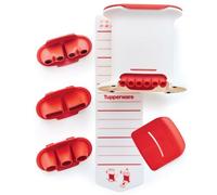 TUPPERWARE Gnocchi Party + 4 Insets red white