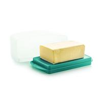 Tupperware Impressions Butter Dish, Teal, Dishwasher Safe and BPA Free