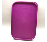Tupperware Modular Mates Rectangular Replacement Seal Lid Rectangle 1610 Purple 10.75" X 7"