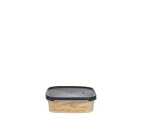 Tupperware Modular Mates Square #1 Container 5 cup / 1.2L Black Seal