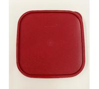 Tupperware Modular Mates Square Replacement Lids Seal Lid 1623 Red 7" x 7"