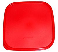 Tupperware Modular Mates Square Replacement Seal Red Lid Only
