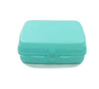 Tupperware Sandwich Box Modern Sandwich Keeper 13.8 cm (L) x 5 cm (H) Turquoise