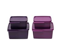 Tupperware Square Refrigerator Container Keep Tab 520ml 1.2L 2pc Each