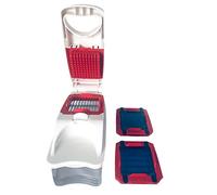 Tupperware Super Dicer Vegetable Cutter Fruit Cutter White Red Fruit Vegetable Kitchen Aid Grater Chopper Multi Cutter