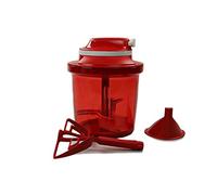 Tupperware Supersonic Food Chopper, 1.35 Litre, Red (Plastic), Stainless Steel Blade