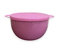 Tupperware Thatsa Mega Bowl Mixing Bowl 42 Cups 10L Pink with Matching Lid