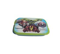 Tupperware to Go Lunch Box Clever Break 590 ml Lunch Box with Divider Eco+ School (Robot Stars)
