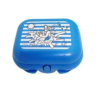 Tupperware Twin to Go Size 1 Donald Duck Blue Tin for Bread, Snacks, Snacks, Lunch Box