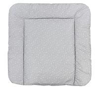 TupTam Baby Changing Mat Softly Padded Patterned, Small Stars/Grey, 70 x 60 cm