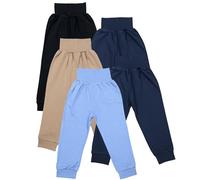 TupTam Baby Long Trousers Pack of 5, Boy, 56