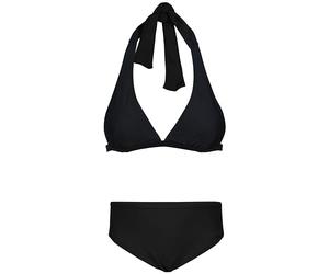 TupTam Girls' Bikini - Stylish and Comfortable Summer Must-Have, Tie-on - Black, 152