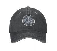 TUQIAAM Baseball Cap Unisex Baseball Cap with Saint Michael Archangel Print, Worn Denim hat, Adjustable Classic Cap for Outdoor Activities Gift