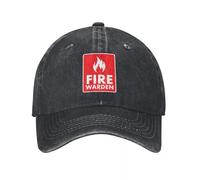 TUQIAAM Fire Warden-Worn Baseball caps for Men and Women, Washed Denim Vintage hat, Travel Snapback for All Seasons