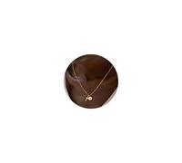 Turandoss Cross Necklace for Women Trendy - Dainty Gold Plated Disc Initial E Cross Pendant Necklace, Faith Jewelry Gifts for Women