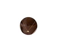 Turandoss Cross Necklace for Women Trendy - Dainty Gold Plated Disc Initial S Cross Pendant Necklace, Faith Jewelry Gifts for Women