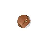 Turandoss Gold Initial Bracelets for Women Girls - Dainty Knot Initial Charm Bracelet Letter E Gold Jewelry for Women Girls