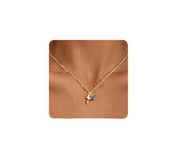 Turandoss Heart Birthstone Cross Necklace for Women Birthday Gifts Jun