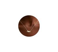 Turandoss Heart Initial Necklaces for Women, Dainty 14K Gold Plated Letter B S Initial Pendant Necklace with Heart Love Jewelry Birthday Gifts for Women Wife Mom