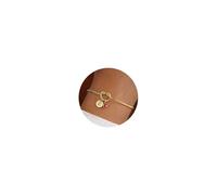 Turandoss Initial Birthstone Bracelets for Women Girls - Trendy 14K Gold Plated Letter E Knot Bangle Bracelet Garnet January Created Pendent Birthstone Bracelets Birthday Gifts for Teen Girls