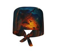 Turban Cap Elephant Silhouette African Sunset Wild Animals Caps Breathable Elastic Sport Hat For Exercise Tennis Gym