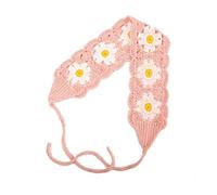 Turban Hat Hair Accessories Braided Ethnic Style Crochet Wide-brimmed Headband Sweet Decorative Cute For Women Headband And E2K9