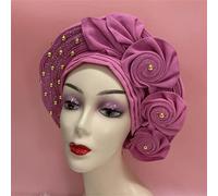 Turban Head Wrap African Wedding Headband For Women, Self Made Nigerian Gel, Gel Hele Turban Ebi, Wedding Headband 7L051901 African Turban Hats(Same as picture-01)