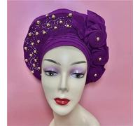 Turban Head Wrap African Wedding Headband For Women, Self Made Nigerian Gel, Gel Hele Turban Ebi, Wedding Headband 7L051901 African Turban Hats(Same as picture-14)