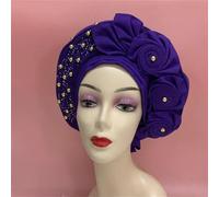 Turban Head Wrap African Wedding Headband For Women, Self Made Nigerian Gel, Gel Hele Turban Ebi, Wedding Headband 7L051901 African Turban Hats(Same as picture)