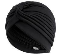 Turban Head Wraps For Women, Turbans for Women Soft Pre Tied Knot Pleated Head Coverings for Cancer Patients Free Size Easy Care Turban Head Wraps for Women, Head Coverings For Cancer Patients