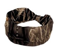 Turban Headbands for Women, Halloween Scarecrow Soft Wide Hairbands, Twisted Knot Cross Headband, Stretchy Headwraps, Fashion Hair Accessories