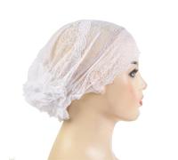 Turbans for Women Lace Plate Hat Bottom Hat Headband Strappy Bandana Hat Headwear(White)