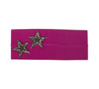 Turbans For Women Women's Plain Headbands Star Rhinestones Elastic Stretch Flat Headband For Girls Casual Hair Bands Accessories