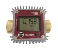 Turbine Flow Meter Waterproof K24 Electronic Turbine Flow Sensor For, Kerosene, Gasoline, Water, Light Oil Versatile Unit Options(B)