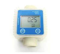 Turbine Flow Meter Waterproof K24 Electronic Turbine Flow Sensor For, Kerosene, Gasoline, Water, Light Oil Versatile Unit Options(D)